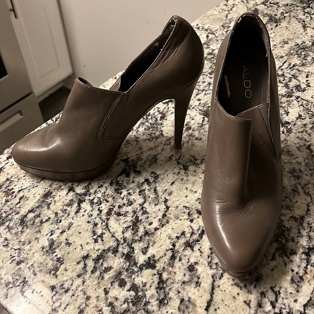 Gray Aldo Booties